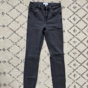 & Other Stories black high waisted skinny jeans